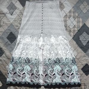 Vintage Style Express High Waist Maxi Skirt